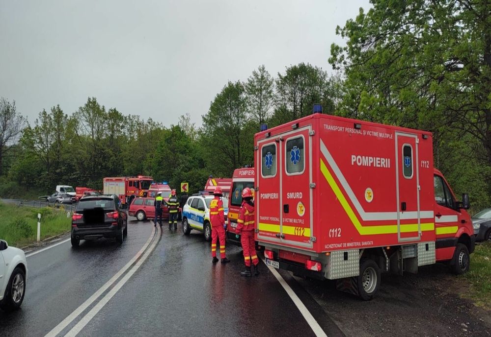 Accident cu 6 victime, pe DN1, la Sibiu. Şofer din Covasna băut la volan!