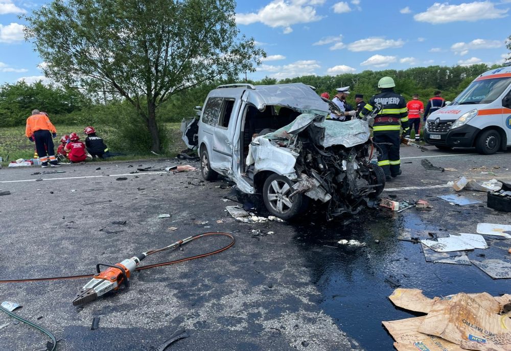 Accident cumplit pe E 85! A fost activat planul roșu