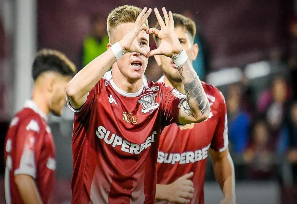 VIDEO | Spectacol în Giulești! Rapid a învins Poli Iași după un meci cu 5 goluri și un penalty ratat