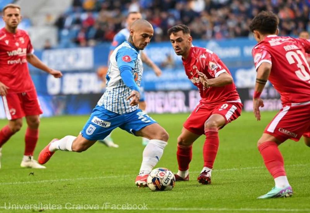 VIDEO Universitatea Craiova o învinge cu 1-0 pe Dinamo, în Superligă