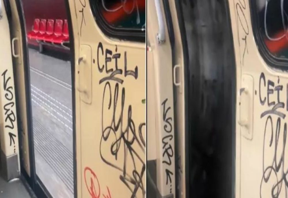 Se întâmplă în România: Un tren de metrou a circulat cu ușile deschise. Reacția Metrorex