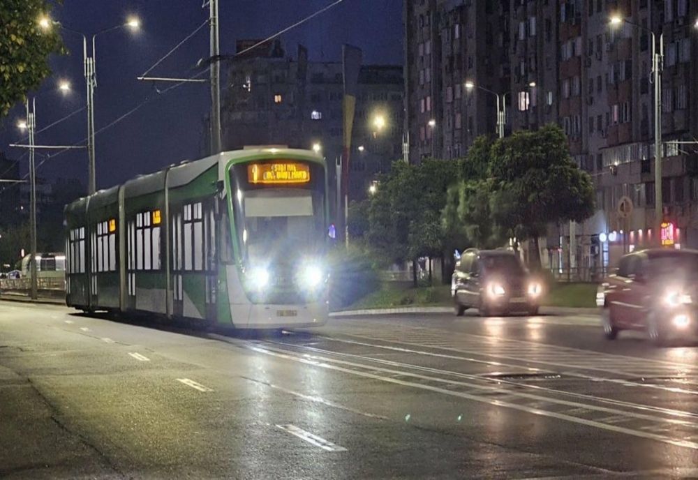LINIE DE AUTOBUZ N41 ÎN NOAPTEA DE REVELION, PE TRASEU TRAMVAIULUI 41