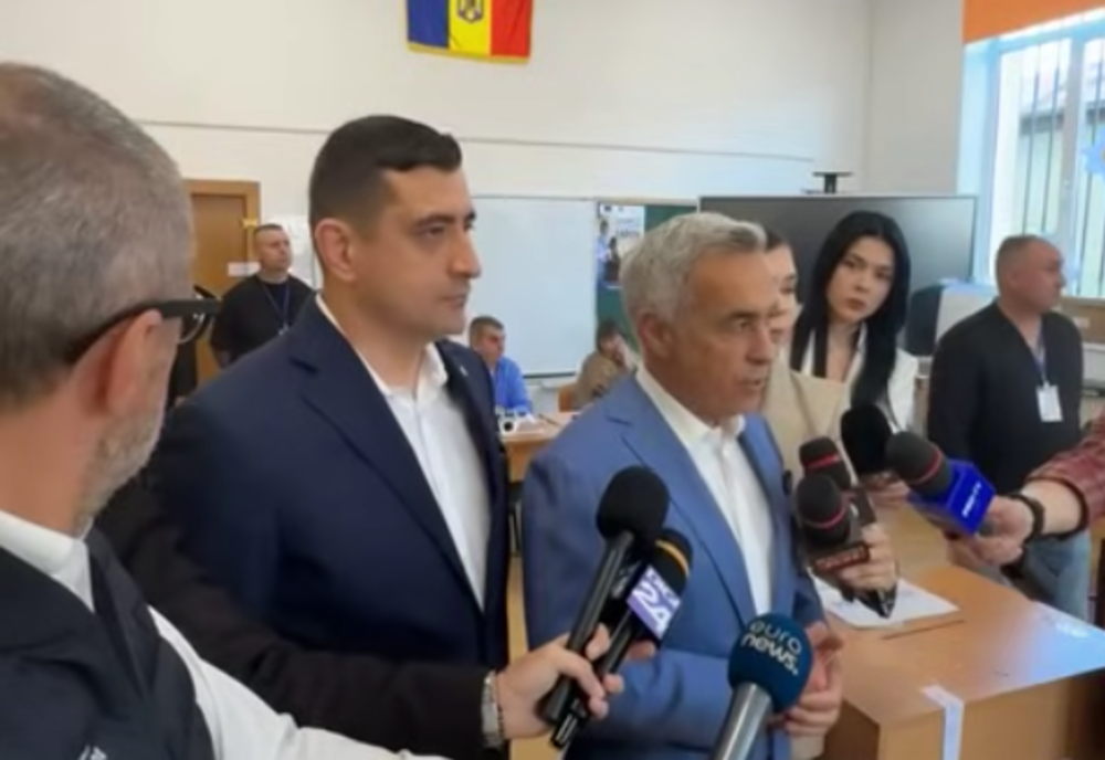 CĂLIN GEORGESCU, ALĂTURI DE GEORGE SIMION LA SECȚIA DE VOTARE - MESAJ CRUCIAL PENTRU ROMÂNI: ”SĂ FIM MULȚI LA VOT ȘI VOM FI PUTERNICI”