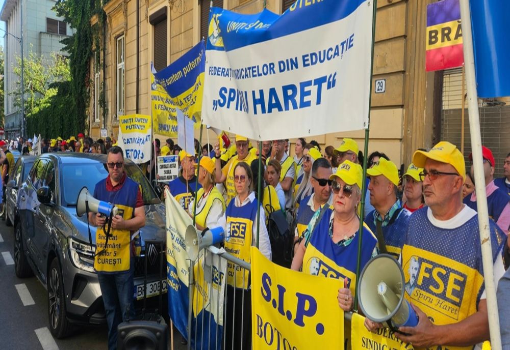 PROTESTELE PROFESORILOR ÎMPOTRIVA LEGII BOLOJAN AU AJUNS ÎN ZIUA A 20-A
