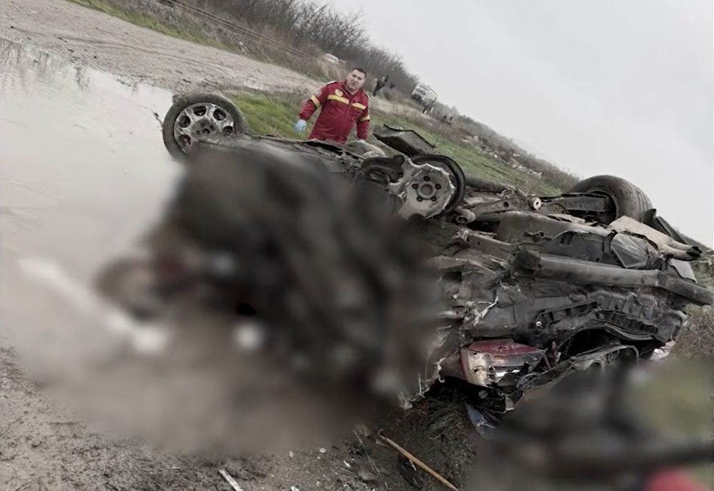 Accident cu 4 morți în județul Ilfov. Un autoturism, lovit în plin de tren