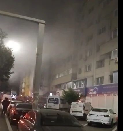 Incendiu Pantelimon / Captură video