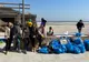 VIDEO Refugiații ucraineni găzduiți în Mamaia au curățat plaja