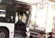 Accident grav în București - Șoferul unui autobuz STB a rămas încarcerat după ce a lovit o autoutilitară