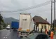 CIRCULAȚIE ÎNGREUNATĂ PE VALEA OLTULUI DUPĂ COLIZIUNEA A DOUĂ TIR-URI  
