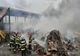 O mie de tone de deşeuri au ars la Techirghiol. Incendiu stins după șapte ore
