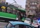 ACCIDENT GRAV PE LINIA DE TRAMVAI 19, ÎN ZONA NERVA TRAIAN. CIRCULAȚIA ESTE BLOCATĂ